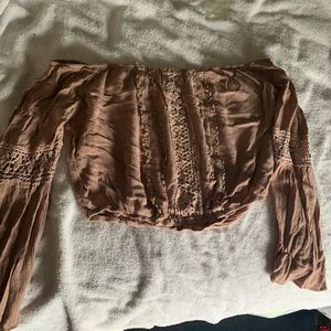 Charlotte Russe Off the Shoulder Top
